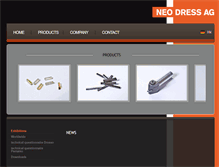 Tablet Screenshot of neodress.ch